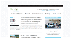 Desktop Screenshot of cleantechnica.com