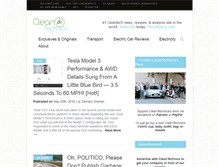 Tablet Screenshot of cleantechnica.com